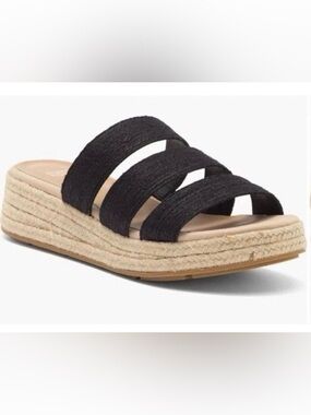 New Eileen Fisher Mayla Espadrille Platform Sandals size 7.5